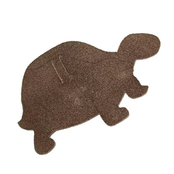 Auth HERMES - Dark Brown Leather None Bag Charm - Picture 2 of 4